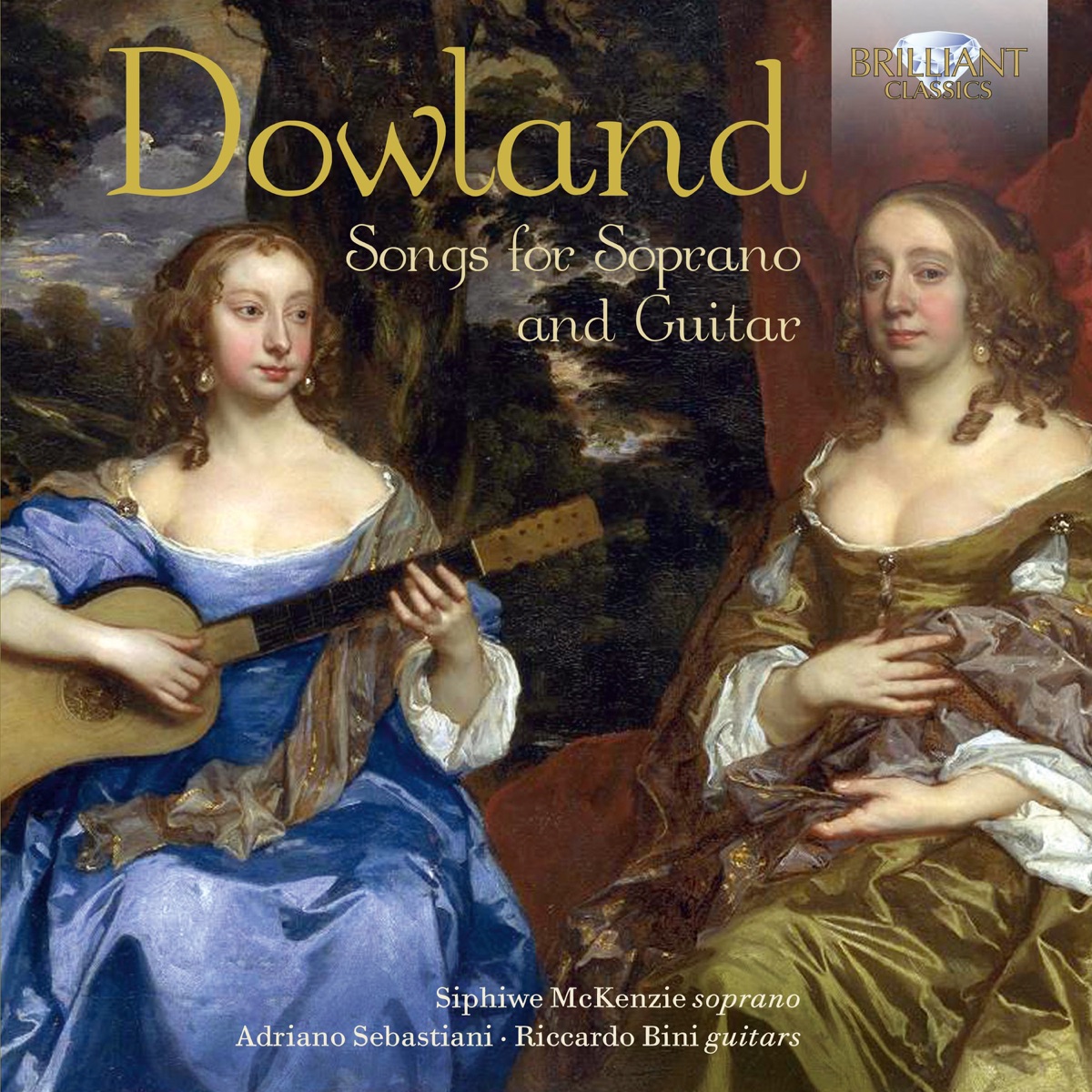 Dowland: Songs for Soprano and Guitar by Siphiwe McKenzie, Adriano Sebastiani & Riccardo Bini album cover