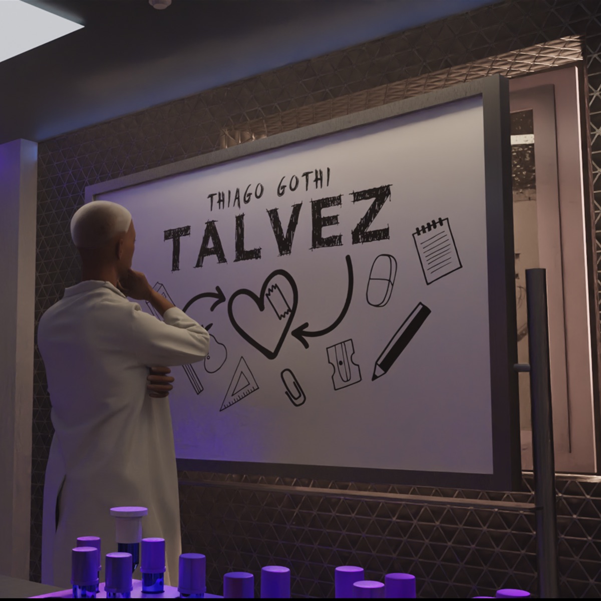 Talvez - Single by Thiago Gothi album cover