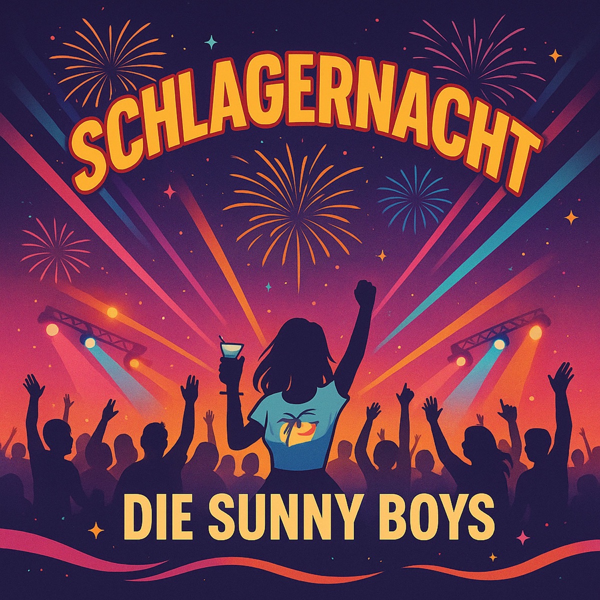 Schlagernacht (feat. Katrin) - Single by Die Sunny Boys album cover