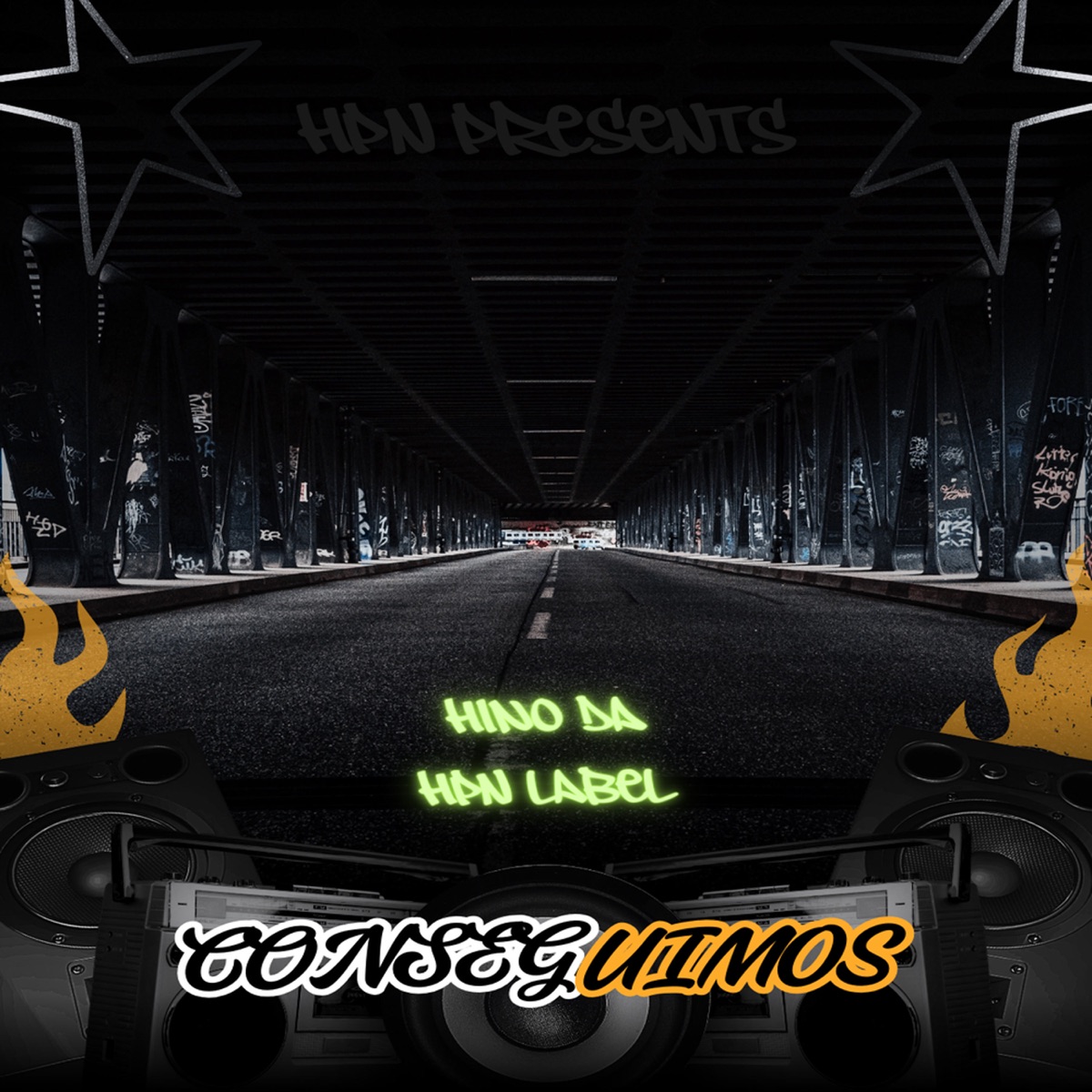 Hino HPN Label (feat. Eugenia, Erick Manuel, Mauro B, Nery Boy, Nucho Beatz, Brigada Chique & Daniel Lhe Aquece) - Single by Andrakira album cover
