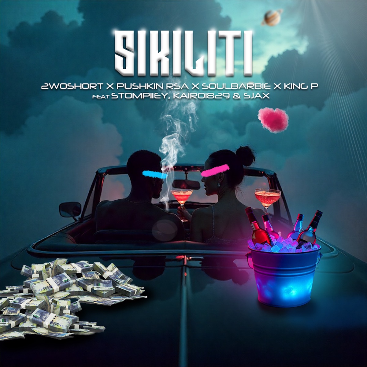 Sikiliti (feat. Stompiiey, Kairo1829 & Sjax) - Single by 2woshort, Pushkin RSA, Soul Barbie & King P album cover