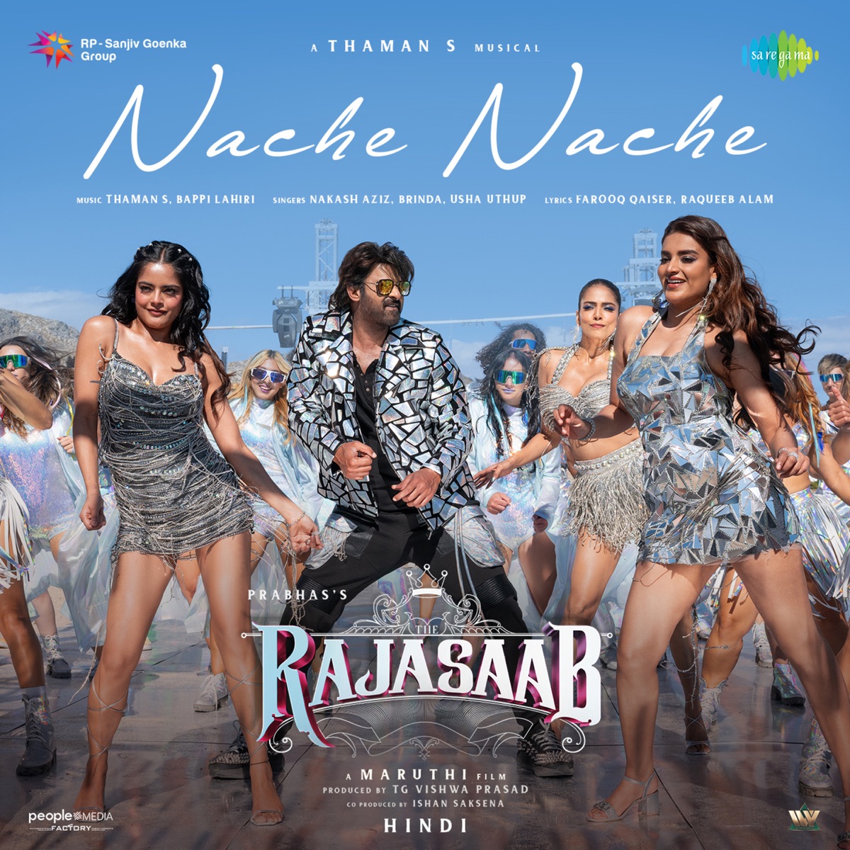 Nache Nache (From "The RajaSaab") - Single by Nakash Aziz, Brinda, S.S. Thaman, Bappi Lahiri, Farooq Qaiser, Raqueeb Alam & Usha Uthup album cover