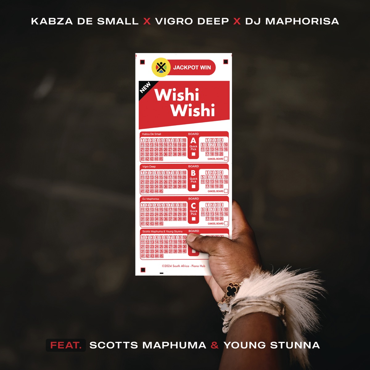 Wishi Wishi (feat. Scotts Maphuma & Young Stunna) - Single by Kabza De Small, Vigro Deep & DJ Maphorisa album cover