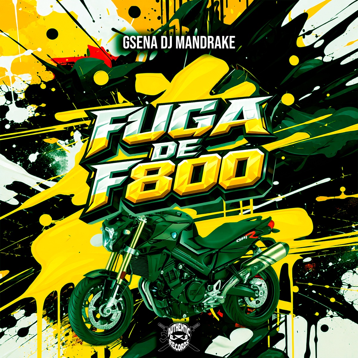Fuga de F800 - Single by Gsena & DJ Mandrake album cover