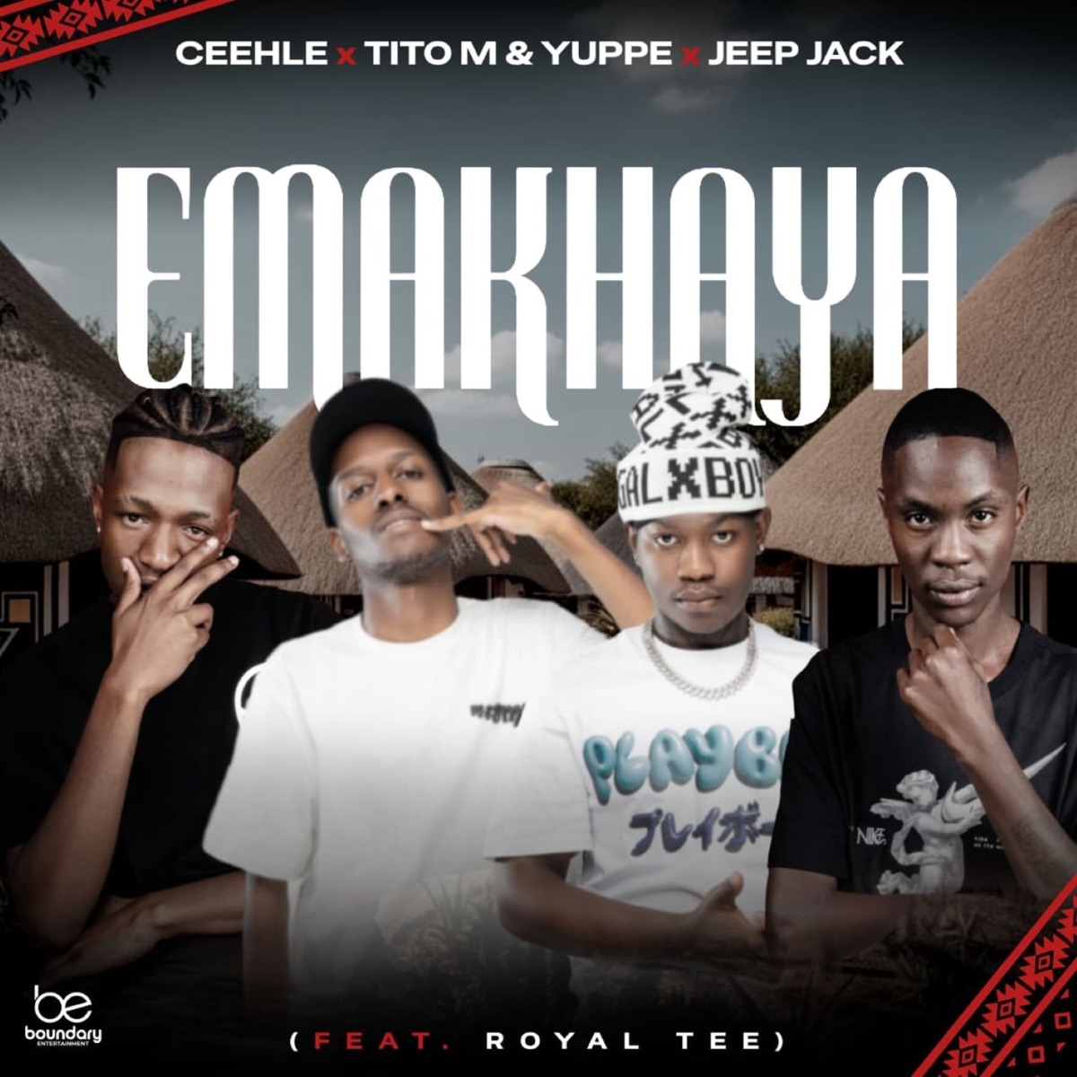 Emakhaya (feat. Royal Tee) - Single by Ceehle, TitoM, Yuppe & Jeep Jack ZA album cover