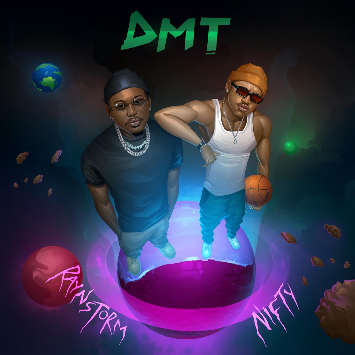 DMT - Single by Raynstorm & Nifty Boi album cover