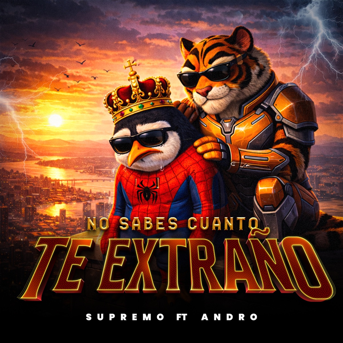 No Sabes Cuanto Te Extraño - Single by Supremo & Andro Skrt album cover