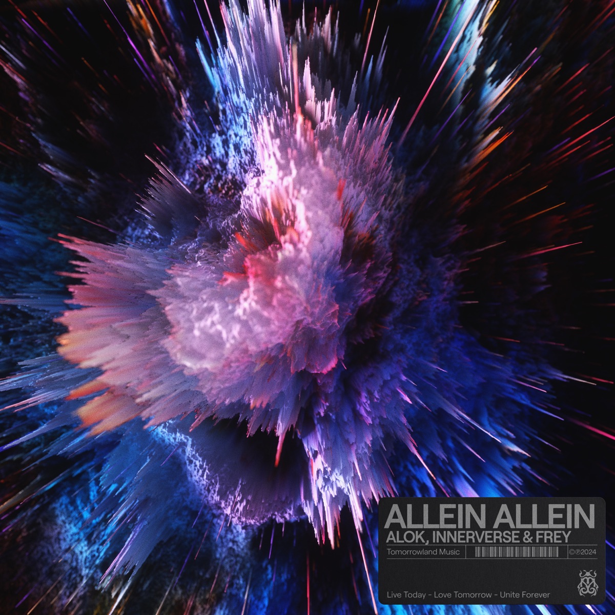 Allein Allein - Single by Alok, Innerverse & Frey album cover