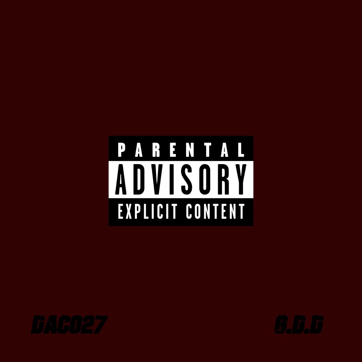 G.D.D - Single by Daco27 album cover