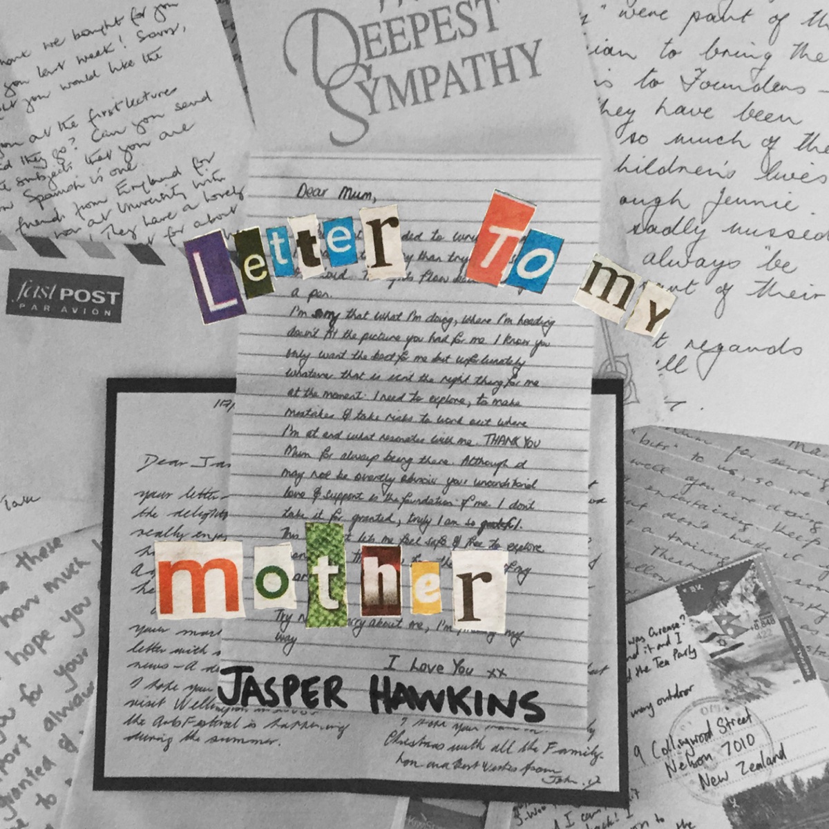 Letter to My Mother - Single by Jasper Hawkins album cover