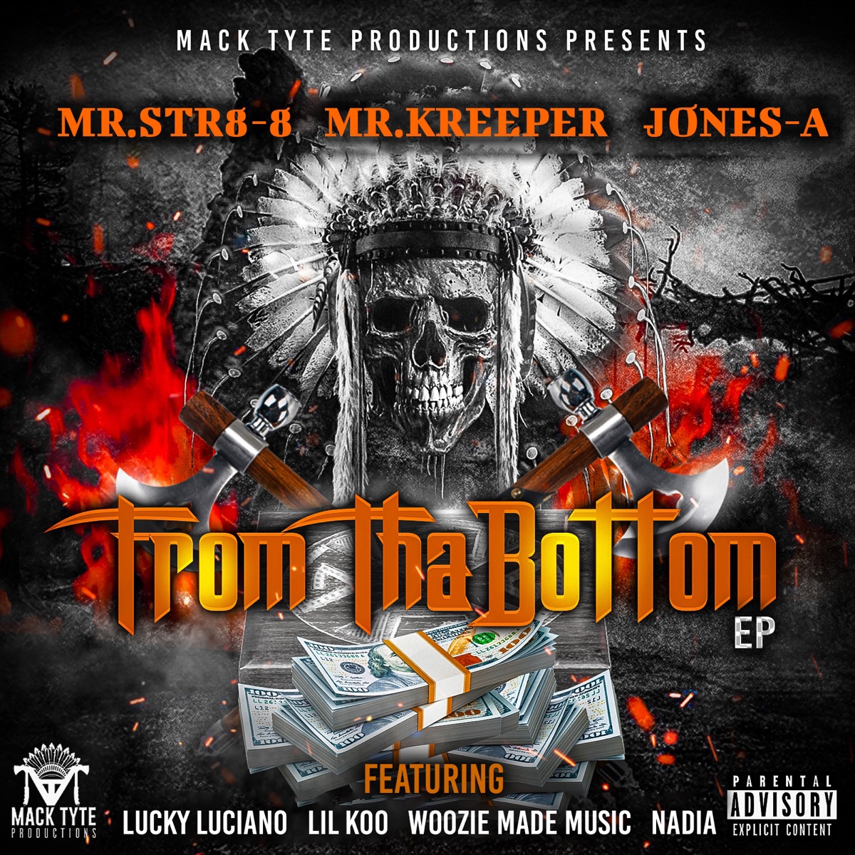 From Tha Bottom - EP by Mr.Str8-8, Mr.Kreeper & Jones-A album cover