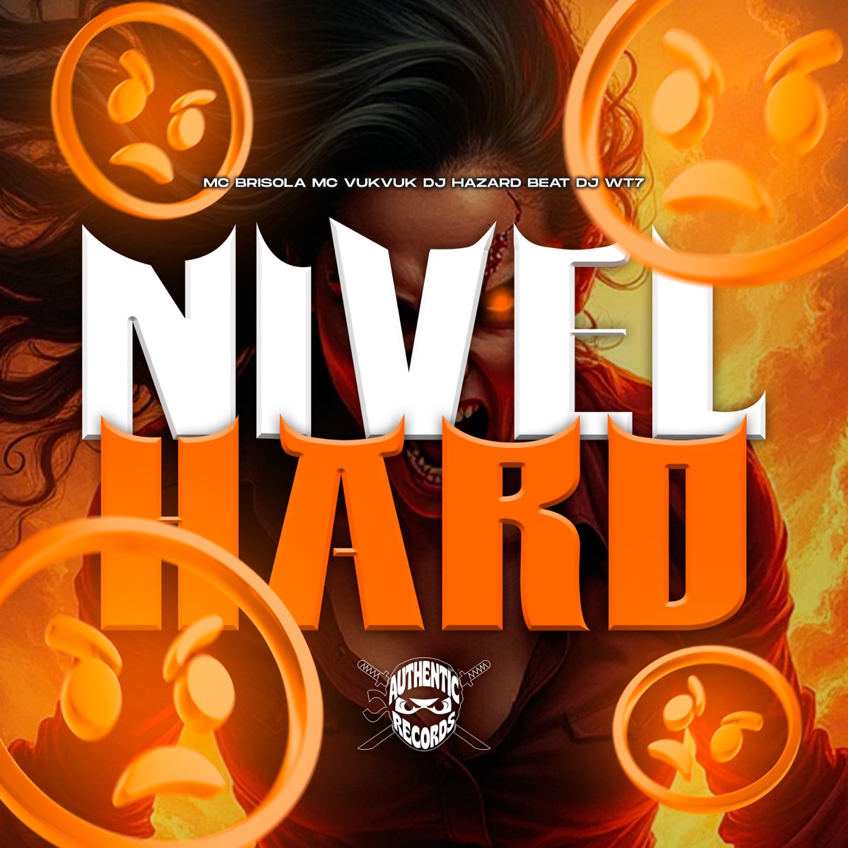 Nível Hard (feat. Mc Brisola) - Single by DJWT7, Mc Vuk Vuk & DJ HAZARD BEAT album cover