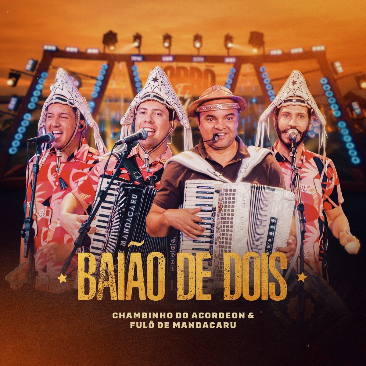 Baião de Dois - Single by Chambinho do Acordeon & Fulô de Mandacaru album cover
