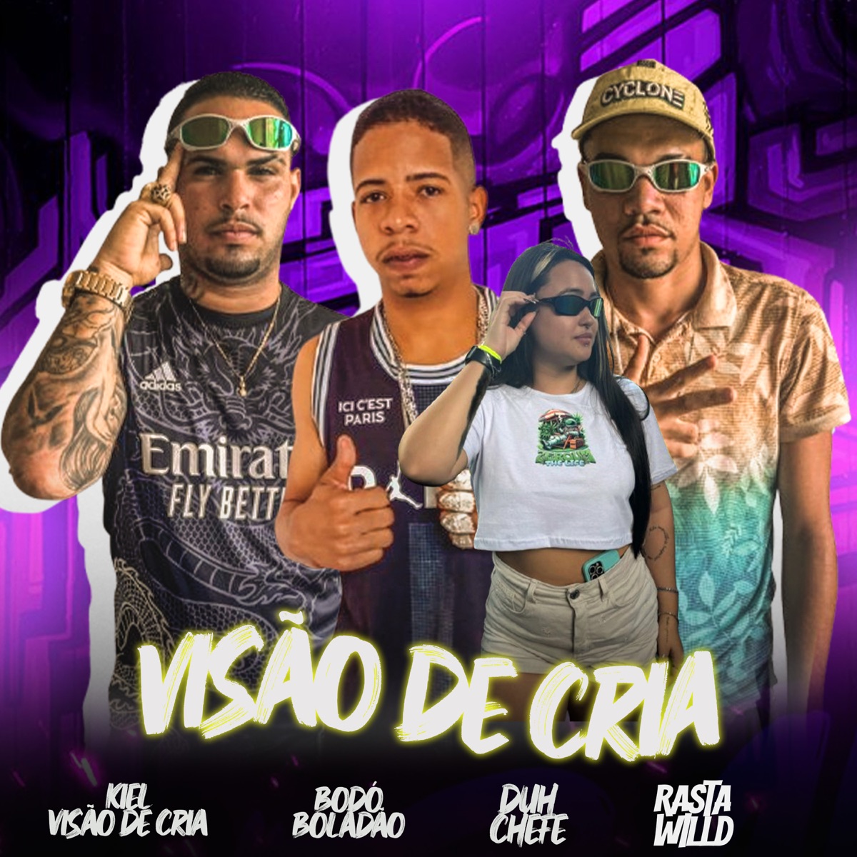 Visão de Cria (feat. Rasta Willd) - Single by Bodo Boladao, Kiel Visão de Cria & Duh Chefe album cover