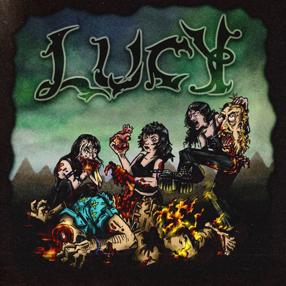 PORNO DESGARRADOR - Single by LUCY album cover