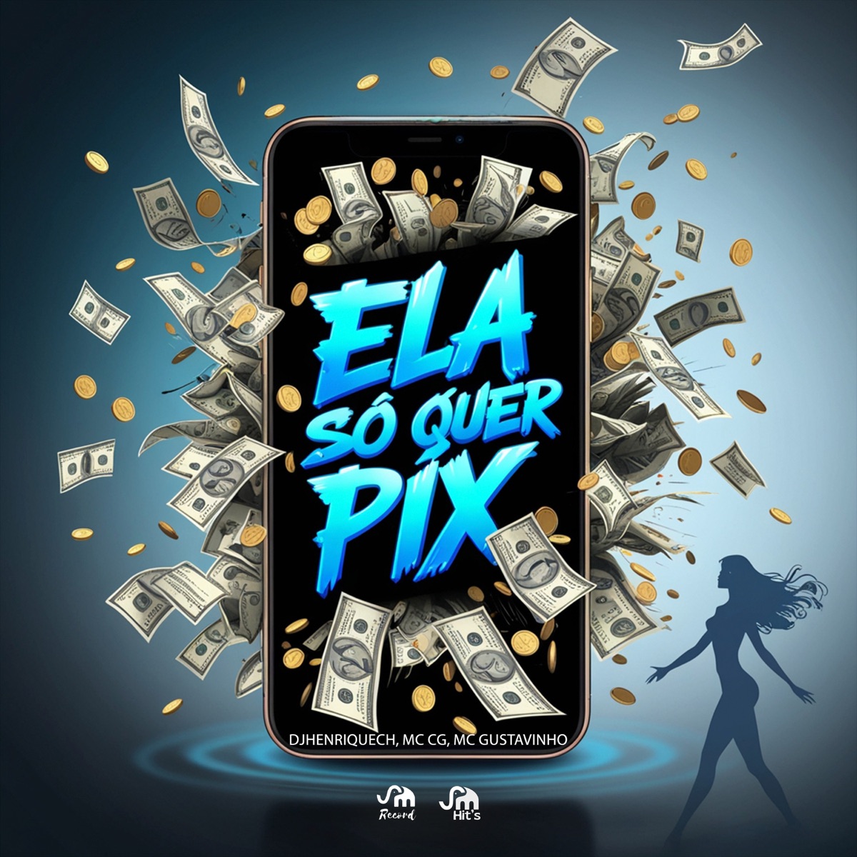 Ela Só Quer Pix - Single by DjHenriqueCH, MC CG & MC Gustavinho album cover