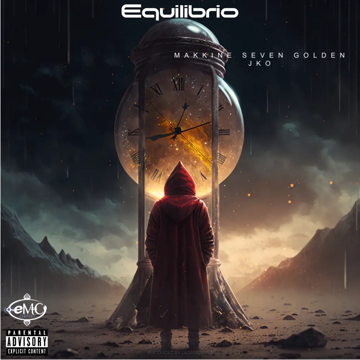 Equilibrio (feat. j k o) - Single by makkine seven golden album cover