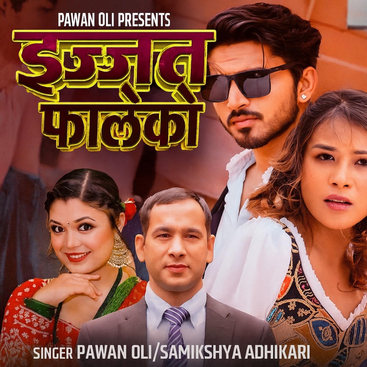 Ijjat Faleko - Single by Pawan Oli album cover