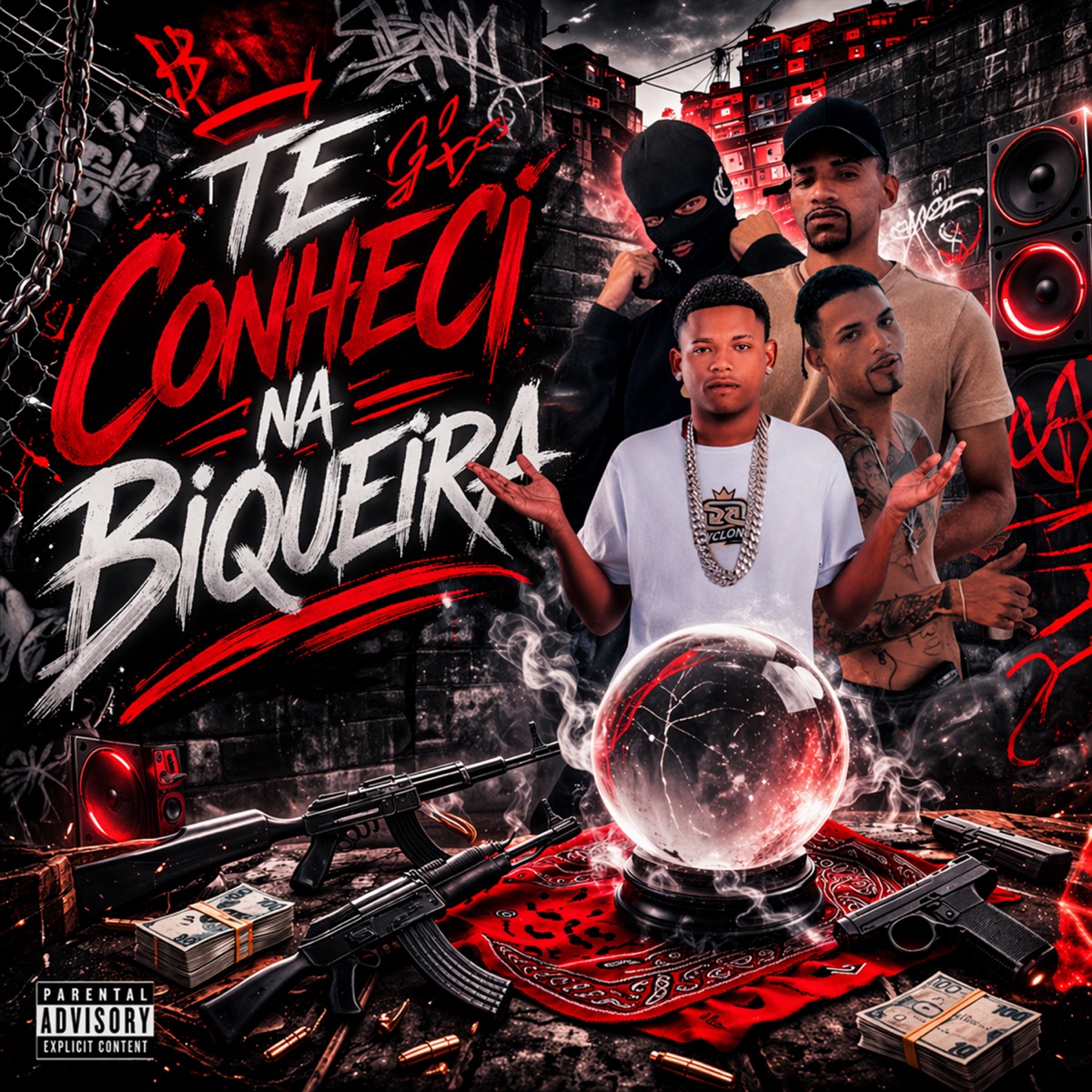 Te Conheci na Biqueira - Single by MBalla, XWEED & Neguinho Rd album cover