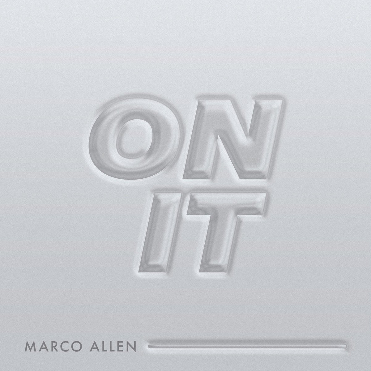 On It - Single by Marco Allen album cover