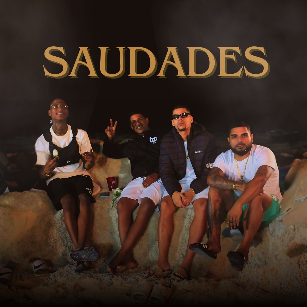 Saudades - Single by D_Meraki, Dropê RJ, DuFarol Mc & Souto.Blas album cover