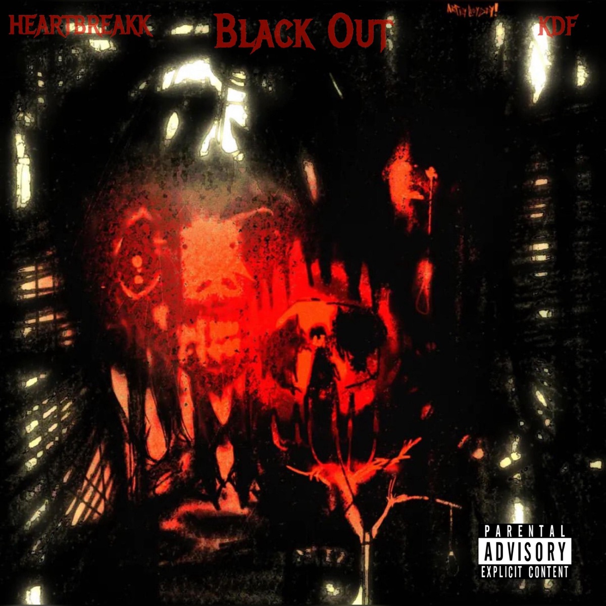 Black Out (feat. KDF) - Single by HEARTBREAKK album cover