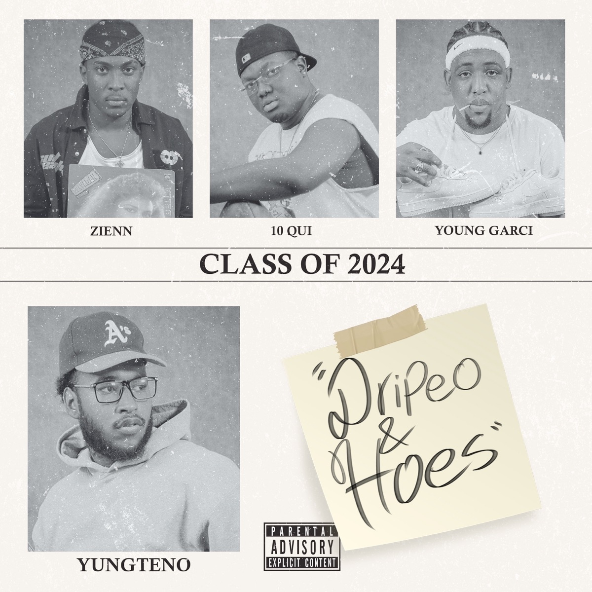 Dripeo & Hoes (feat. Young Garci) - Single by Yungteno, 10 QUI & Zienn album cover