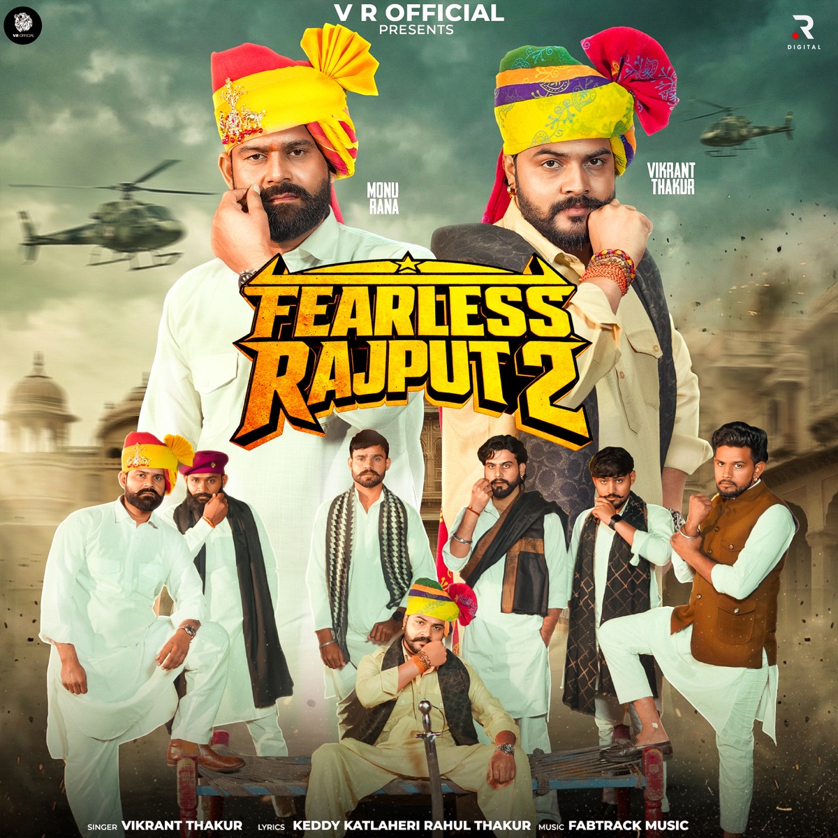 Fearless Rajput 2 (feat. Keddy Katladi & Monu Rana) - Single by Vikrant Thakur & Rahul Thakur album cover