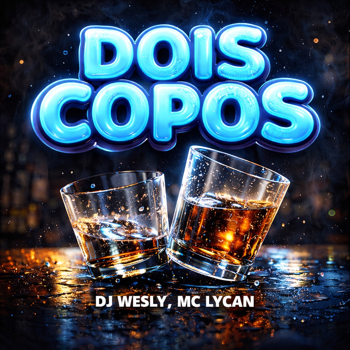 Dois Copos - Single by Dj wesly & MC LyC4N album cover