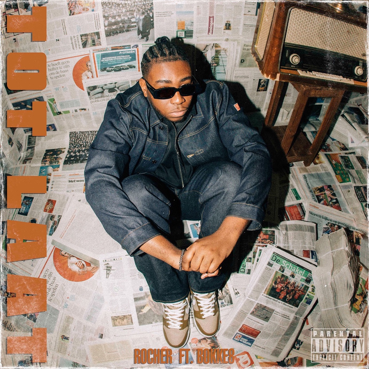 Tot Laat (feat. Bokke8) - Single by Rocher album cover