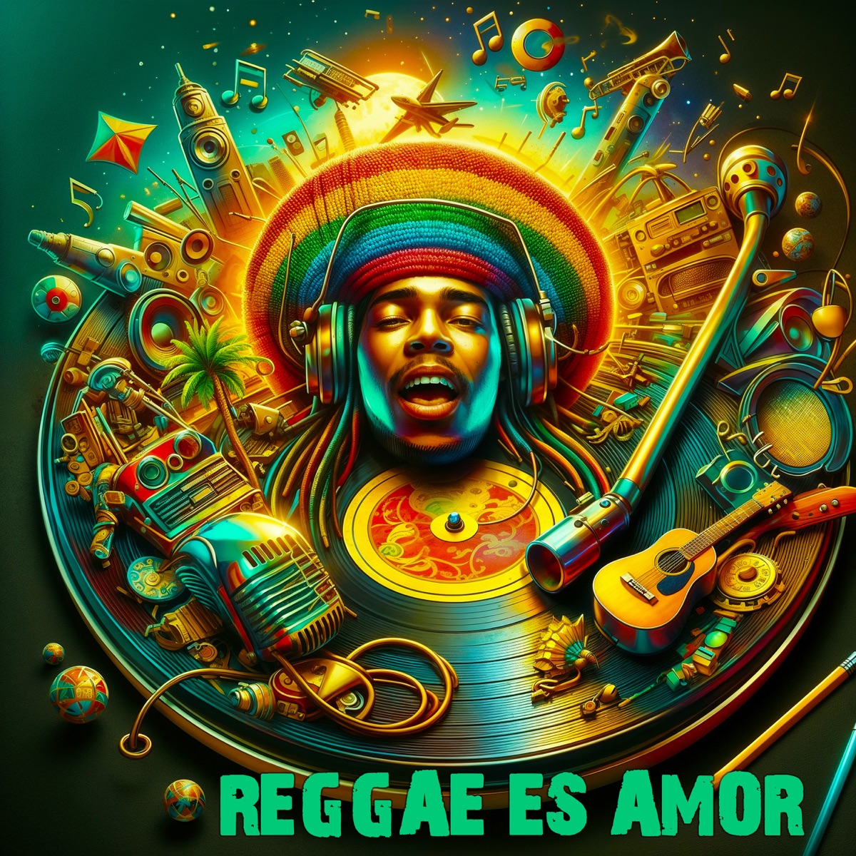 Reggae Es Amor - Single by Mystical Fyah & Faster album cover