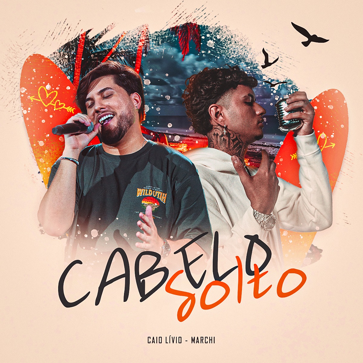 Cabelo Solto (Morena do Cabelo Solto) - Single by Caio Livio & Marchi album cover