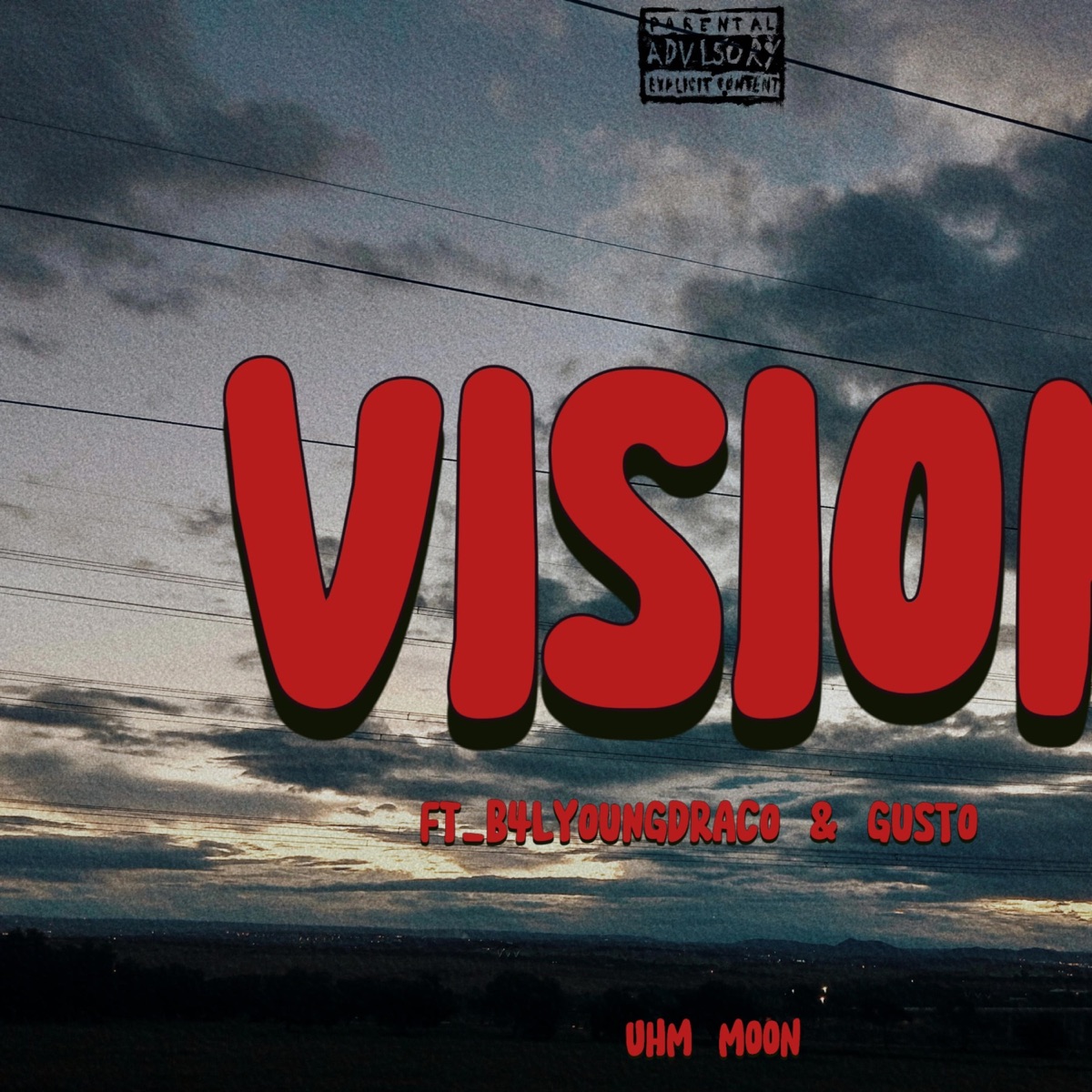 Vision (feat. B4lyoungdraco & Gusto) - Single by Uhm Moon album cover