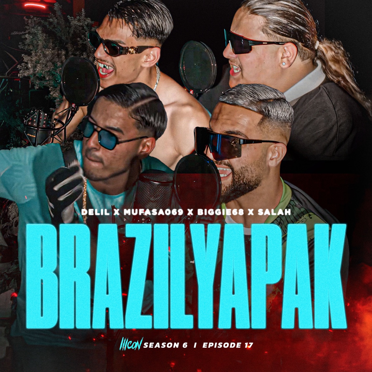 Brazilyapak (feat. Mufasa069 & Biggie68) - Single by Made, Salah & Delil album cover