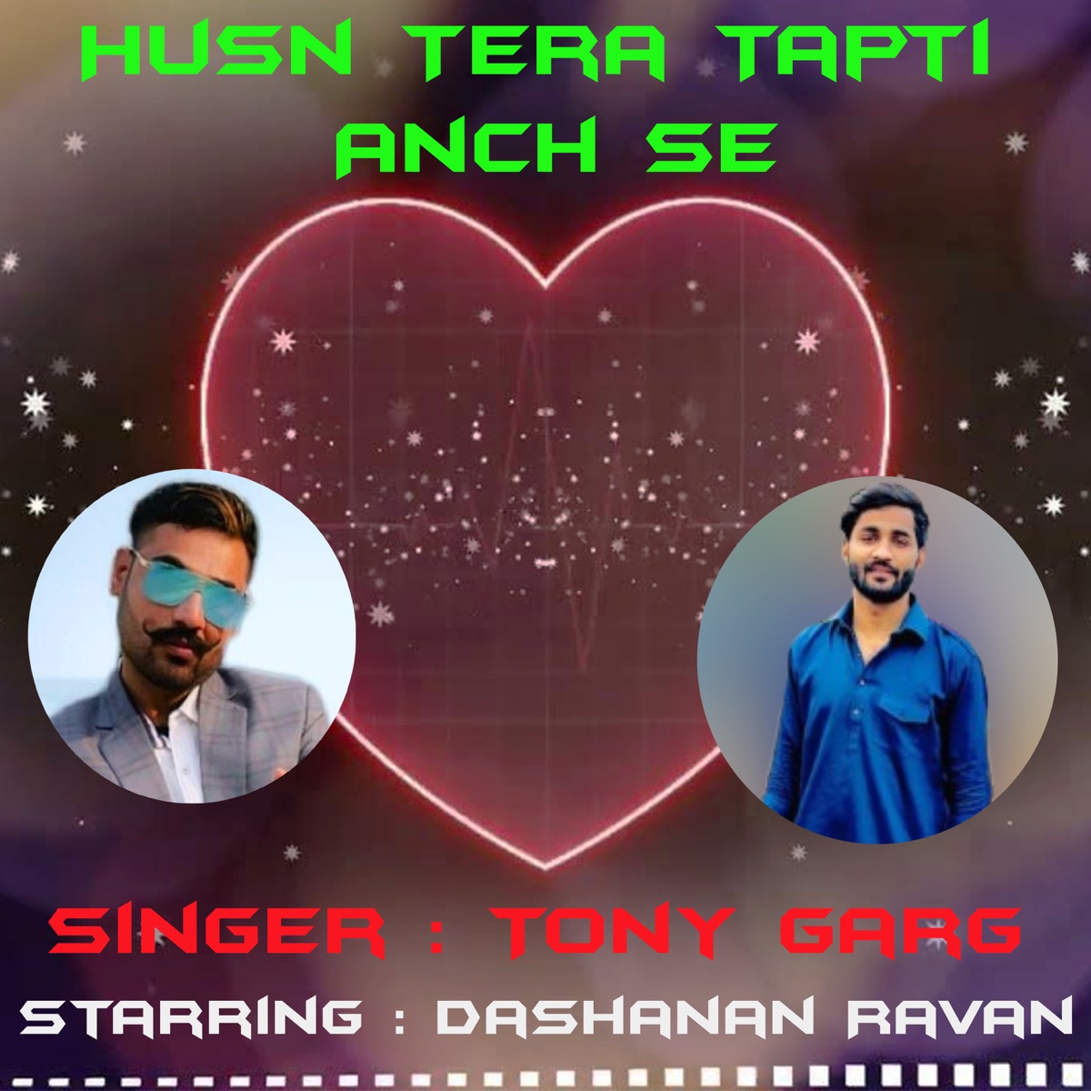 Husn Tera Tapti Anch Se - Single by Tony Garg album cover