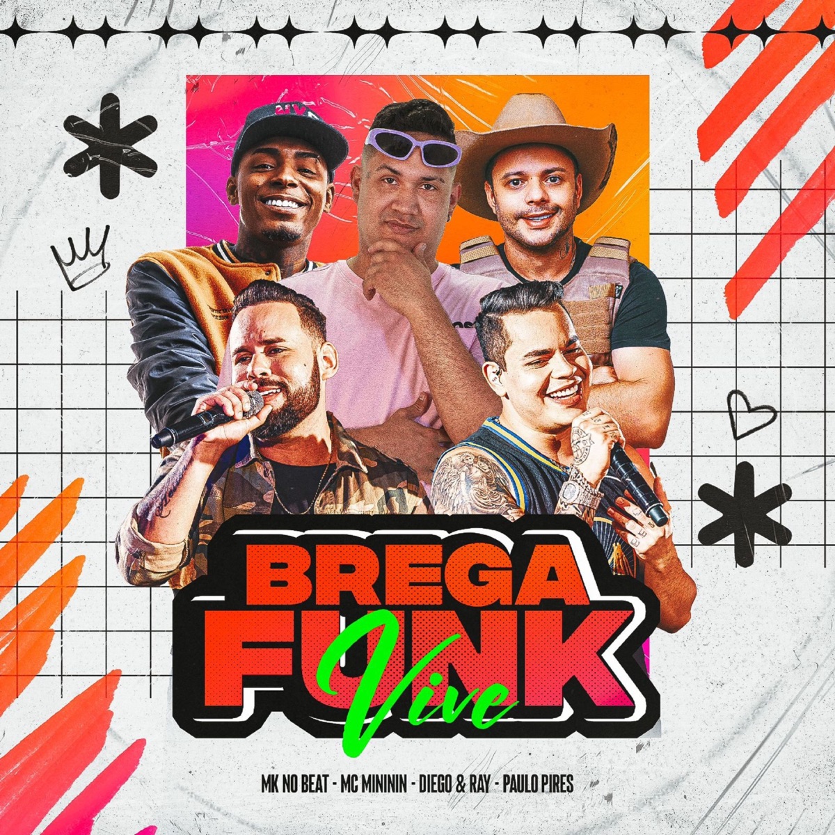 Bregafunk Vive - EP by MK no Beat, Mc Mininin & Diego & Ray album cover