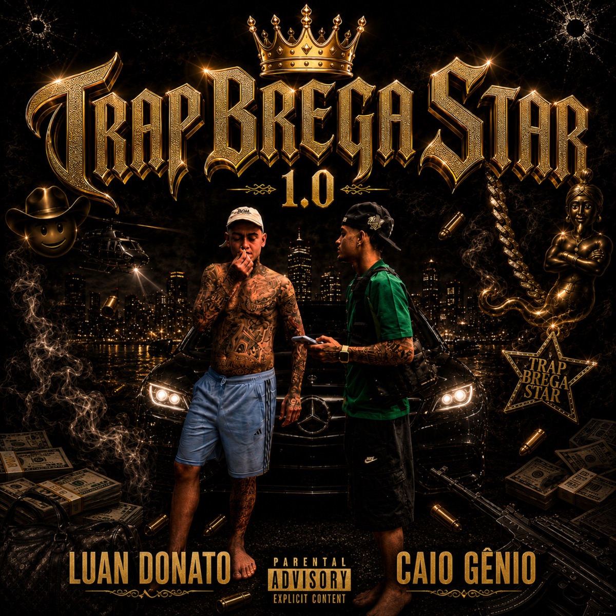 Trapbregastar 1.0 - Single by CAIO O GÊNIO & Luan Donato album cover