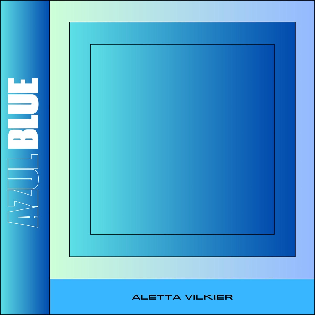 Azul (Blue) - Single by Aletta Vilkier & Fernando Lima album cover