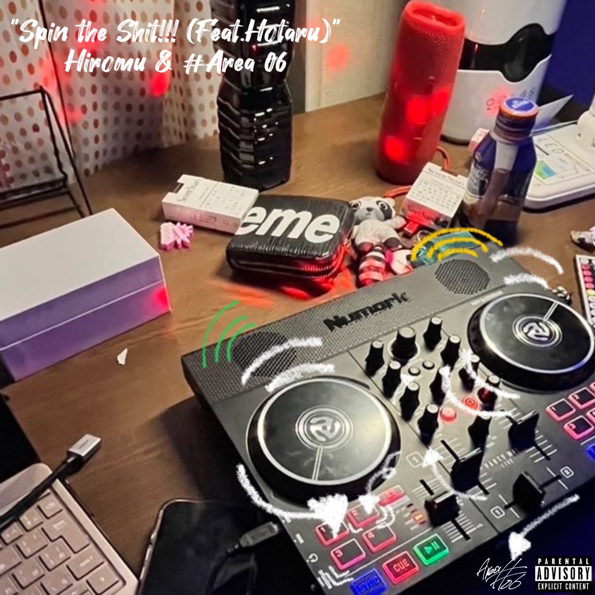 Spin the Shit!!! (feat. Hotaru) - Single by Hiromu & #Area 06 album cover
