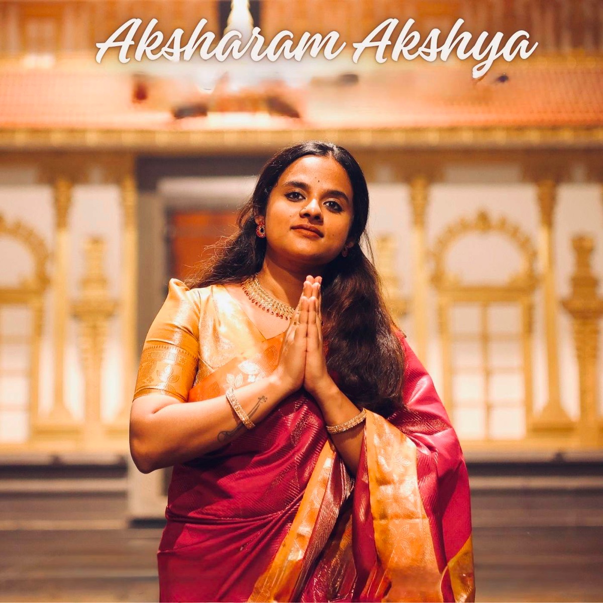Aksharam Akshaya (feat. Poornasree Haridas) [with Vishnu Sekhara] - Single by Dr. Sandeep R album cover