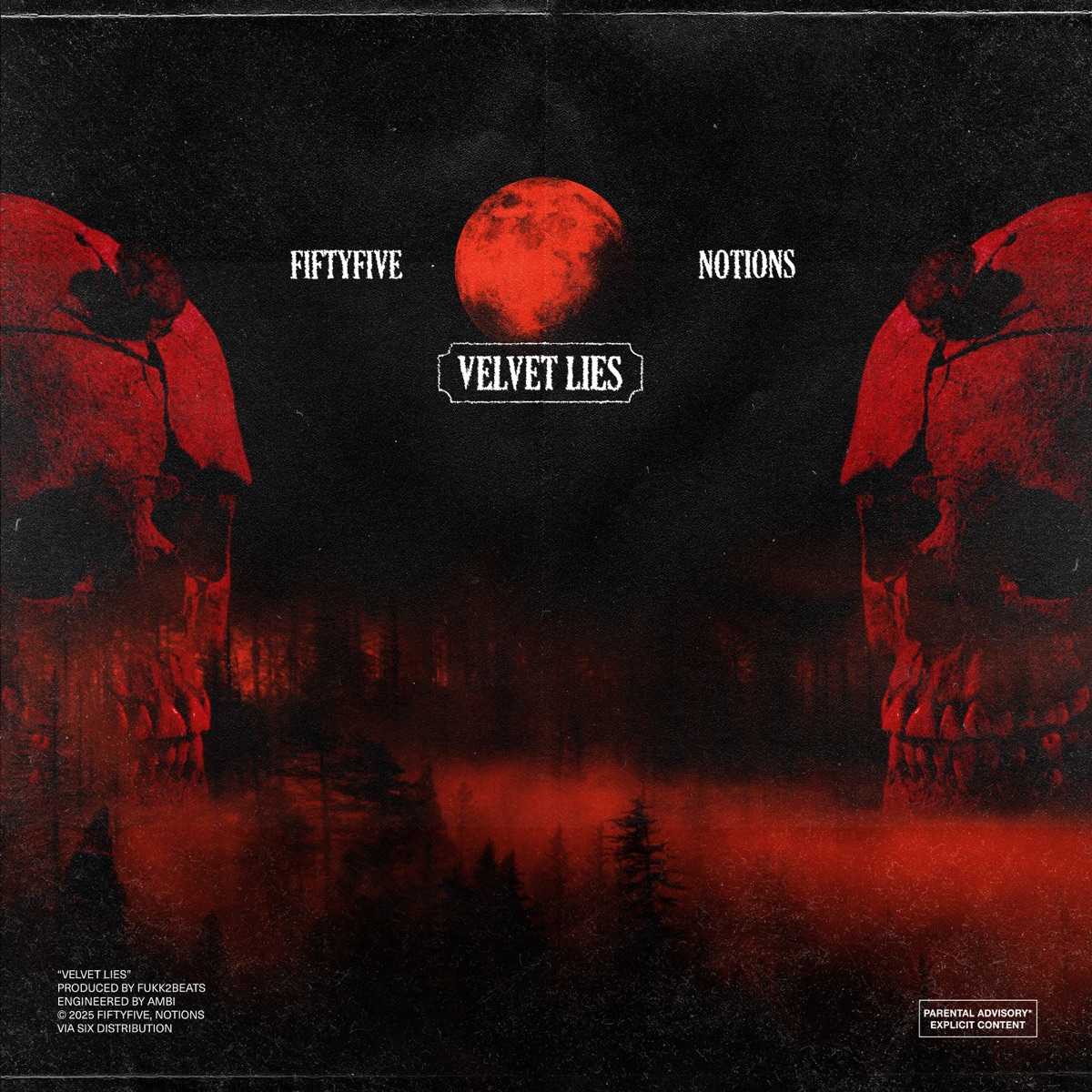 VELVET LIES - Single by fiftyfive & Notions album cover