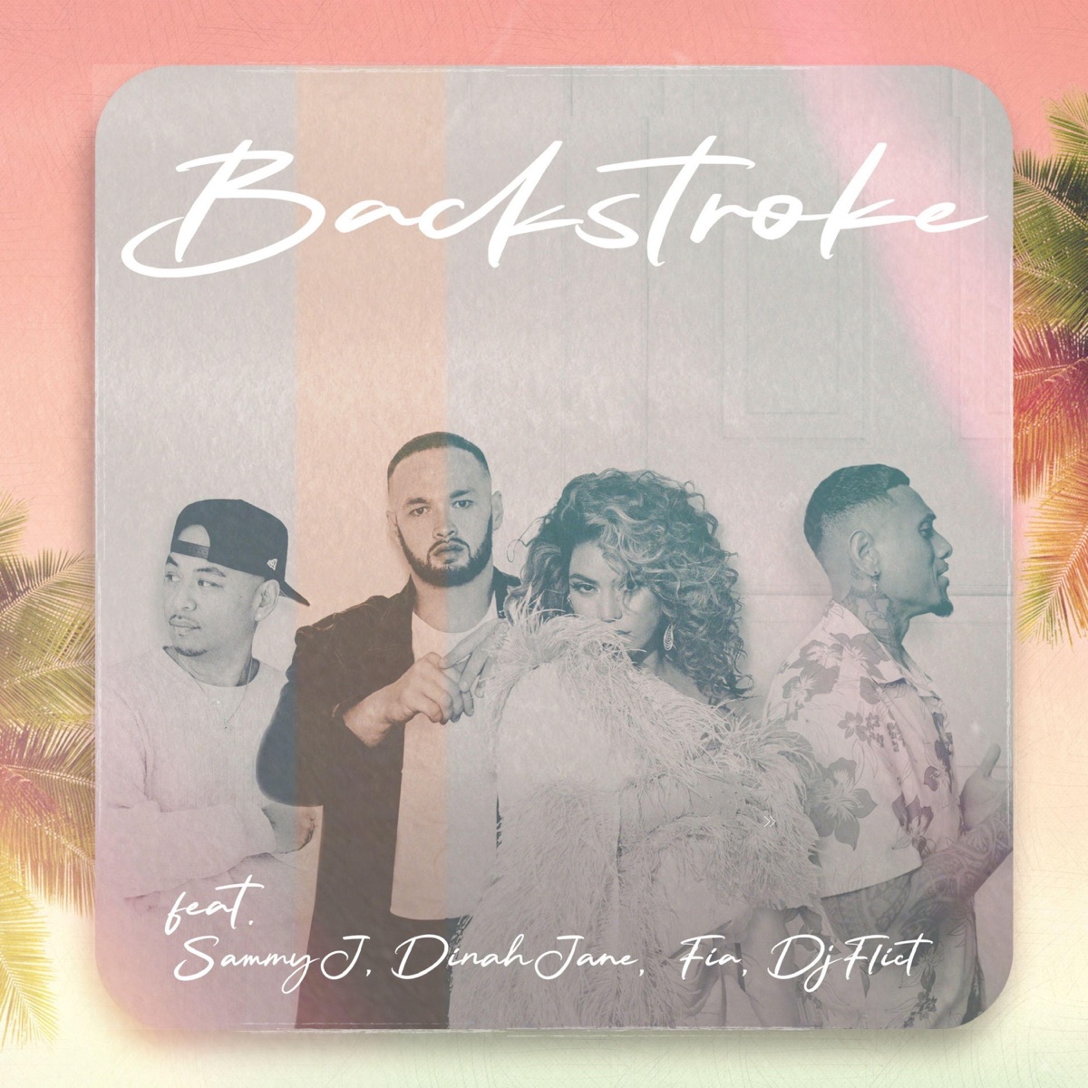 Backstroke (feat. DJ Flict) - Single by Sammy Johnson, Dinah Jane & Fia album cover