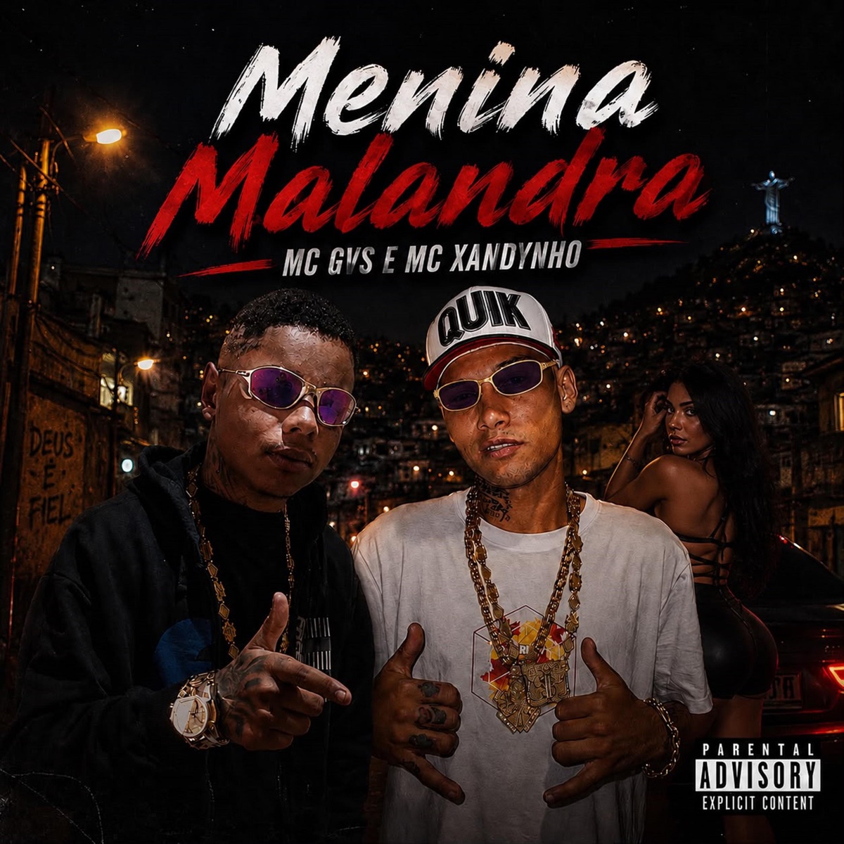 Menina Malandra - Single by MC GVS, Mc Xandynho JP & DJ FLS album cover