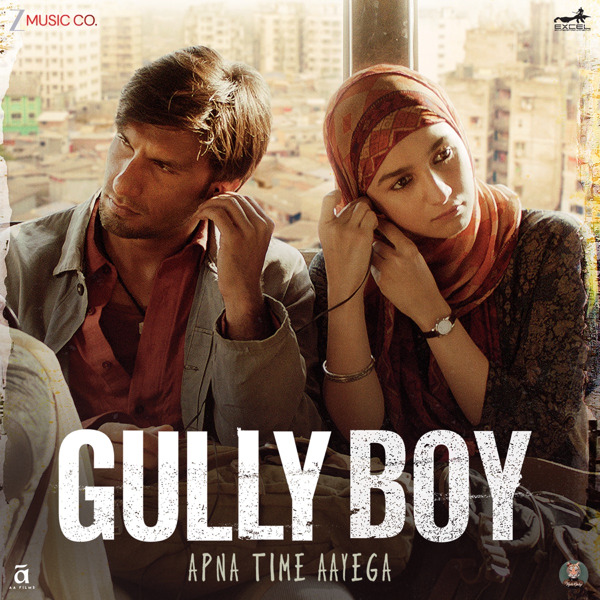Gully Boy (Original Motion Picture Soundtrack) by Dub Sharma, DIVINE, Naezy, Rishi Rich, Ankur Tewari, Jasleen Royal, Kaam Bhaari, Spitfire, Midival Punditz, Karsh Kale, Viveick Rajagopalan, Major C, Ace, Ishq Bector & Hardeep album cover
