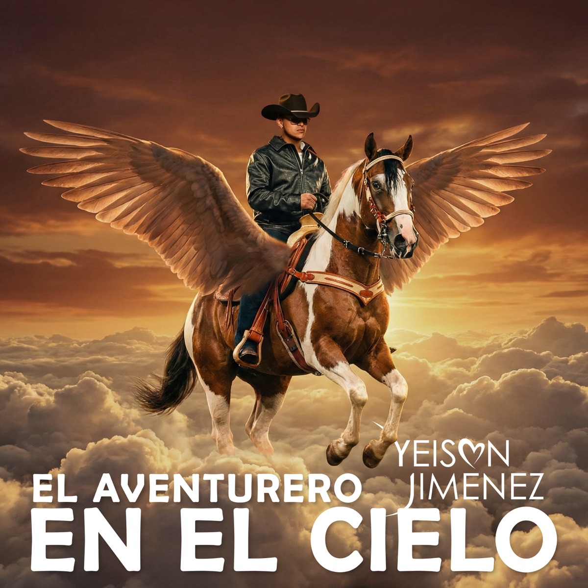 El Aventurero En El Cielo (feat. Jhon Alex Castaño, Pipe Bueno, Jessi Uribe, Ciro Quiñonez, Luis Alfonso, Francy, Jhonny Rivera, Alzate, Paola Jara, Arelys Henao, El Charrito Negro, Alexis Escobar & Alan Ramirez) - Single by Yeison Jimenez album cover