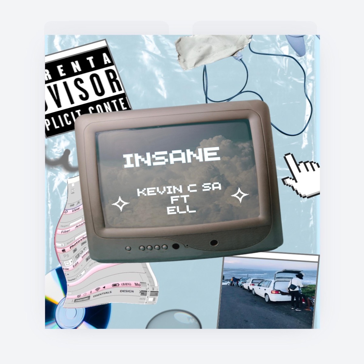 INSANE (feat. ELL) - Single by Kevin C SA album cover
