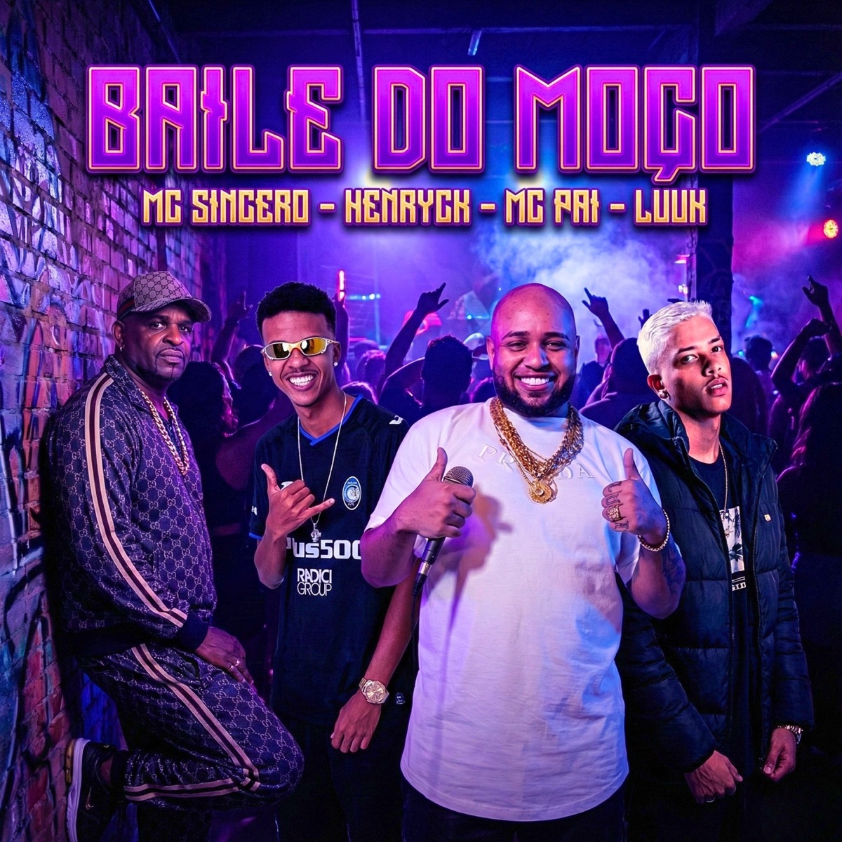Baile Do Moço - Single by Mc Henryck, LUUK, Mc Pai & Mc Sincero album cover