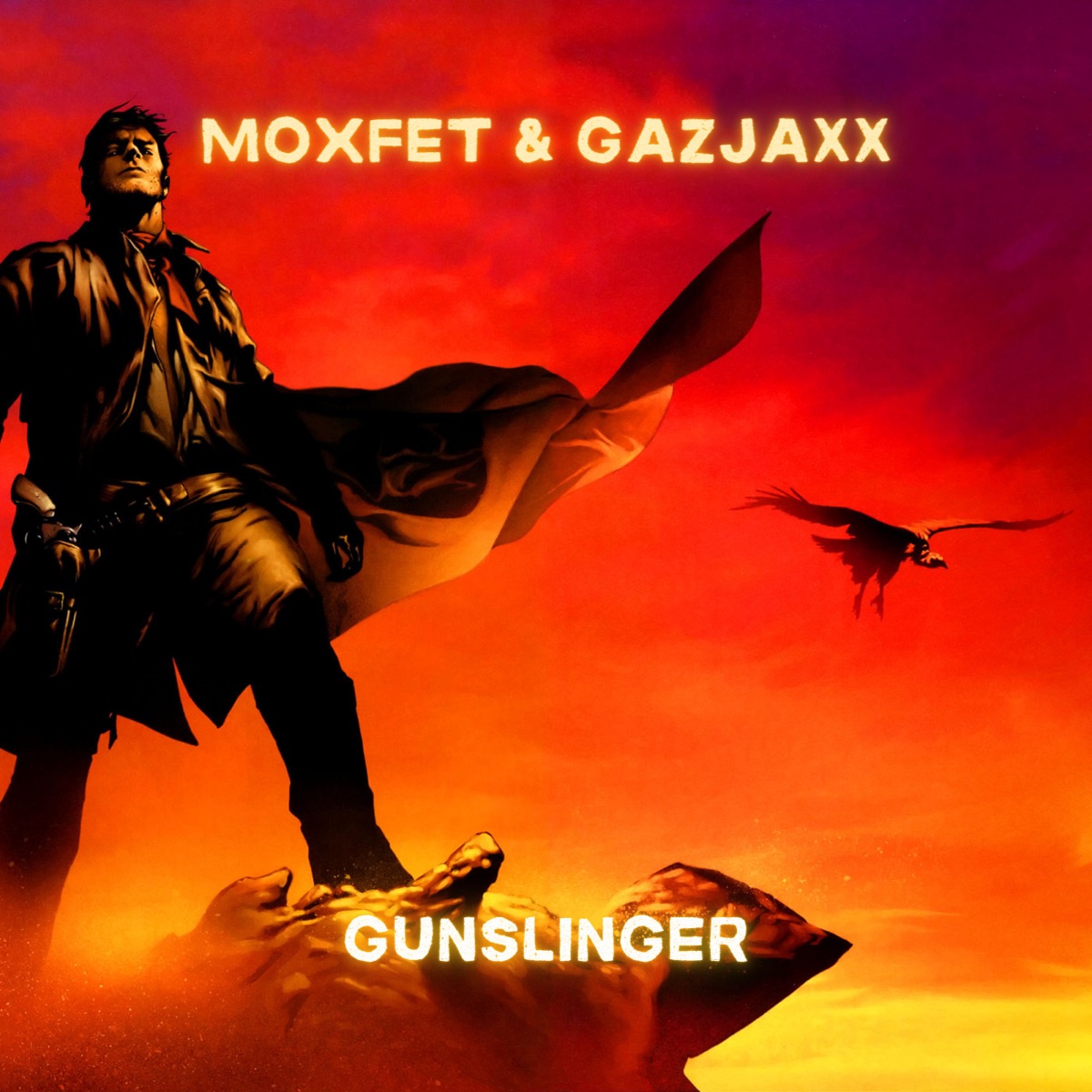 Gunslinger - Single by MOXFET, GaZjaxx & Meva album cover