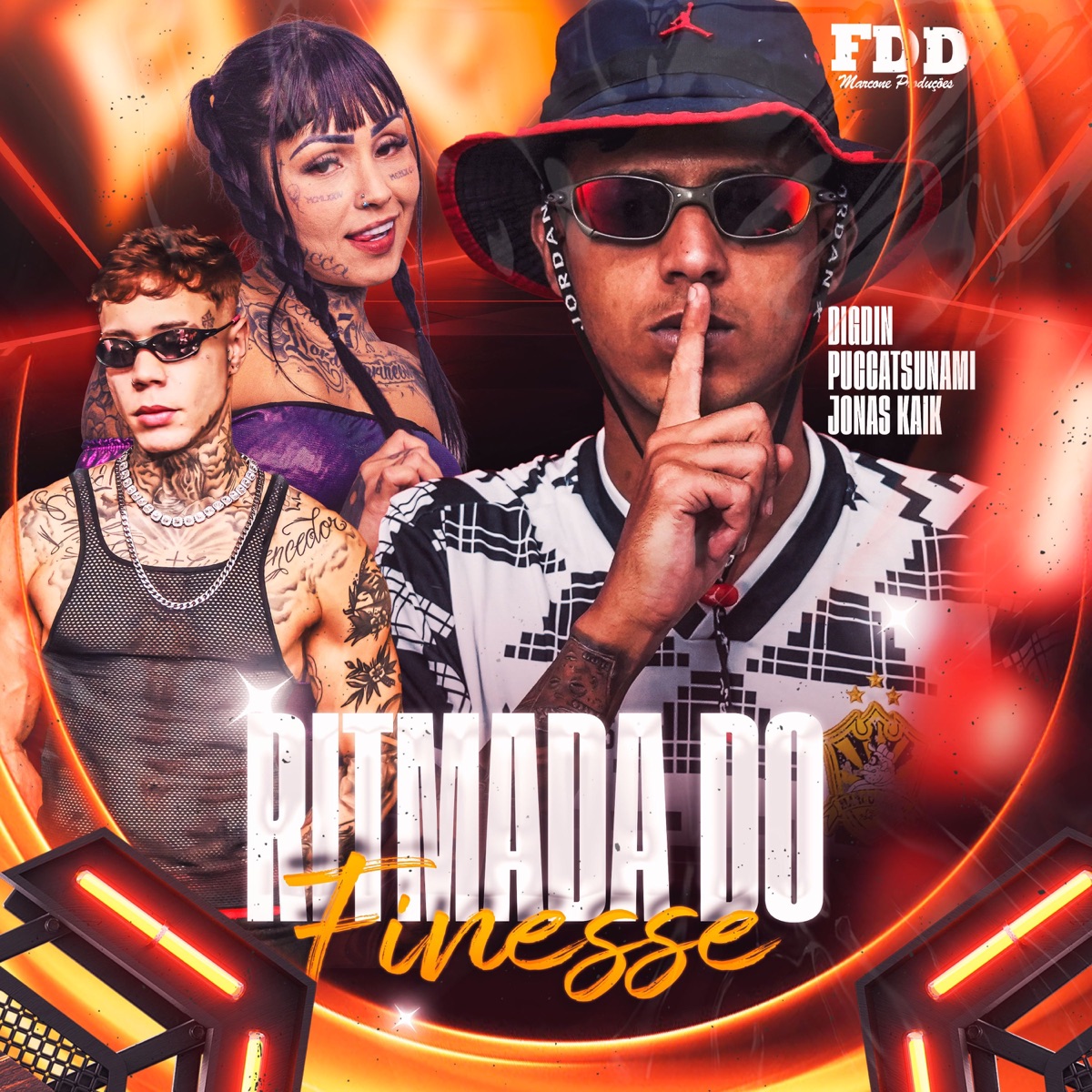 Ritmada Do Finesse - Single by Digdin, Jonas kaik, Puccatsunami & FDD marcone album cover