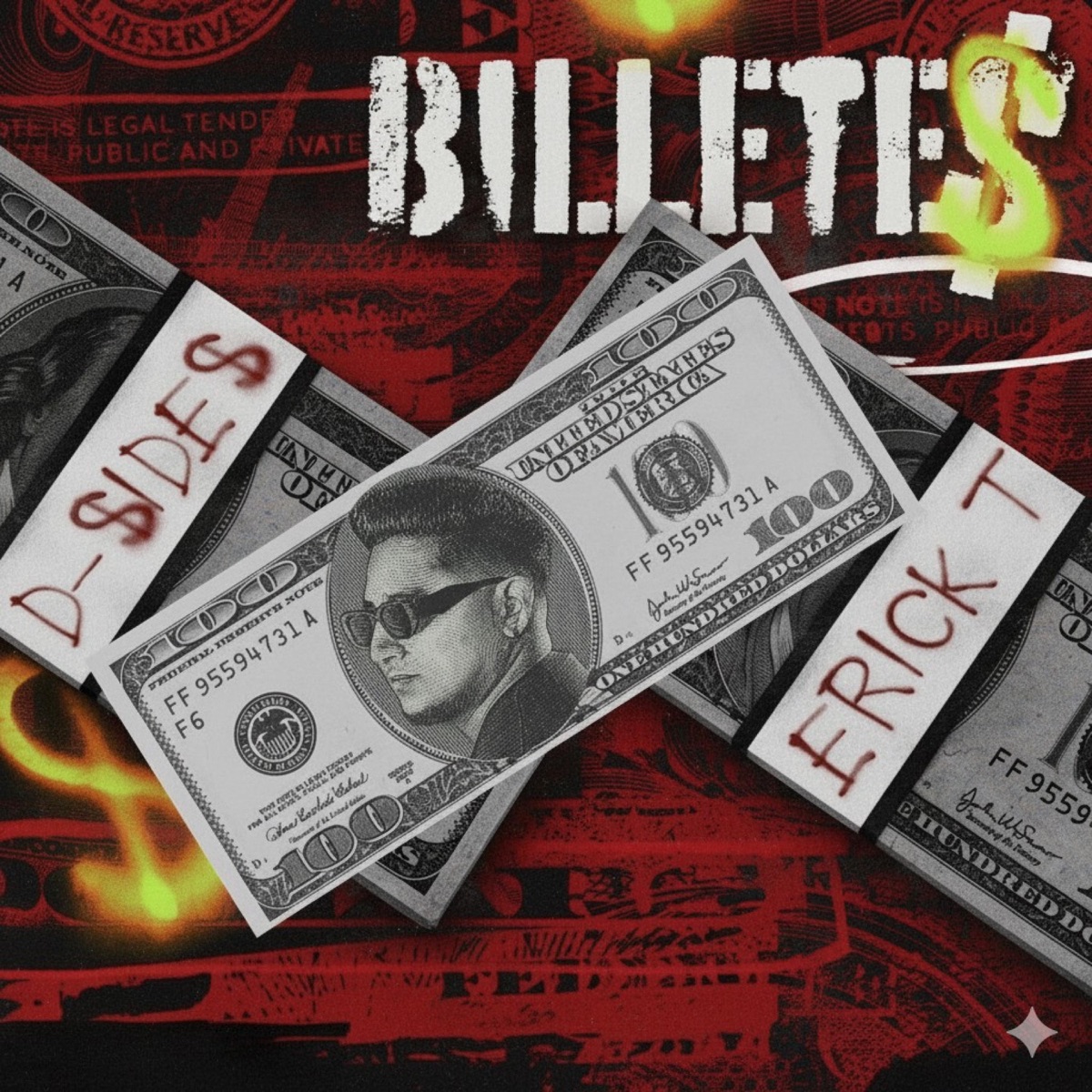 BILLETE$ (feat. D-SIDES & Erick T) [RMX Version] - Single by Roger Montiel album cover
